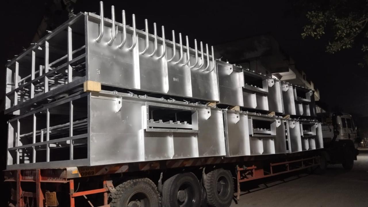 Bag filter casing